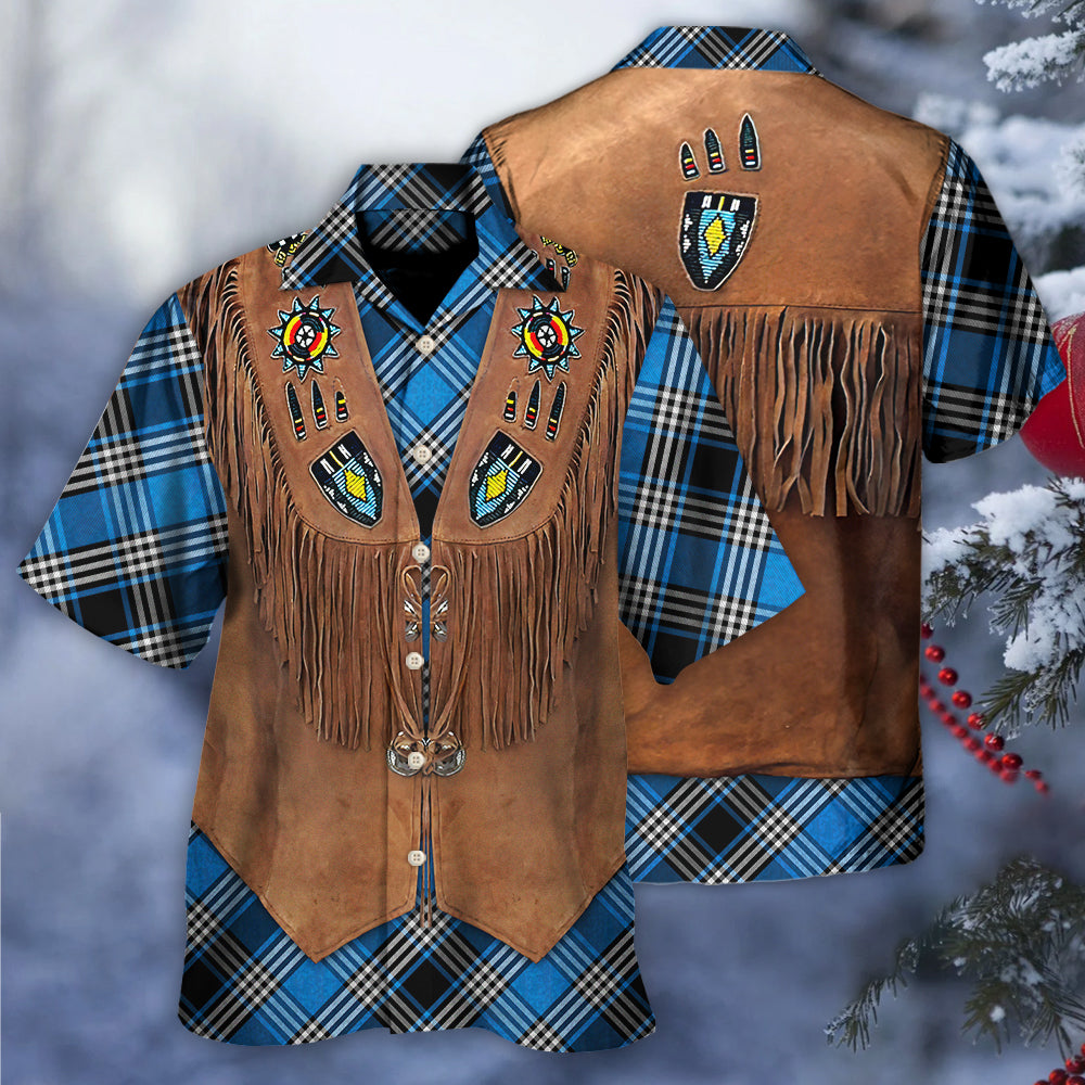 Christmas Santa Native American Jacket - Hawaiian Shirt - Owls Matrix LTD