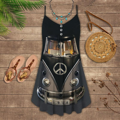 Hippie Van Retro Cool Style - Summer Dress - Owls Matrix LTD