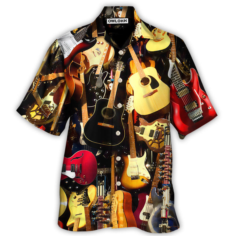 Hawaiian Shirt / Adults / S Guitar You Can Have Classic Style - Hawaiian Shirt - Owls Matrix LTD