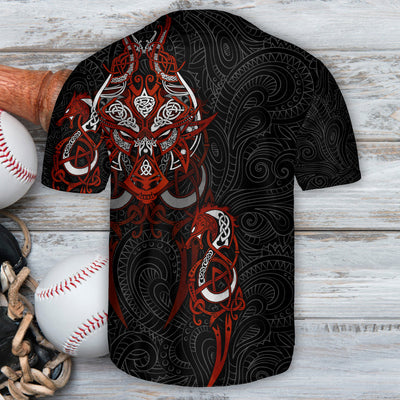 Viking Victory Life Style Cool Pattern - Baseball Jersey - Owls Matrix LTD