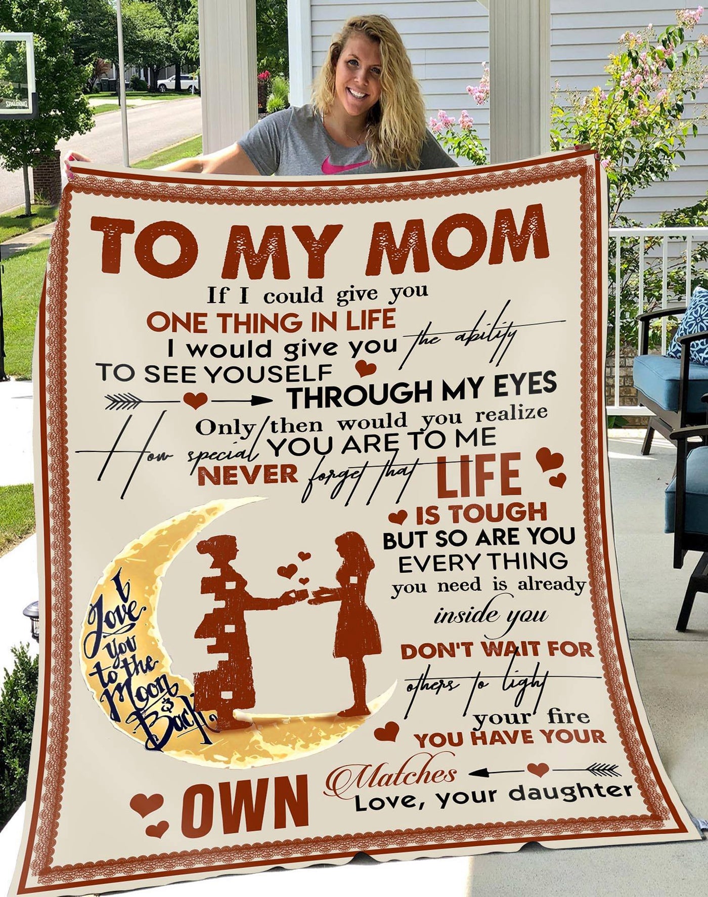 Family To Me You Are The World - Flannel Blanket - Owls Matrix LTD