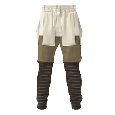 Star Wars Qui-Gon Jinn's Jedi Robes Costume - Hoodie + Sweatpant