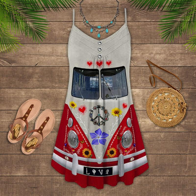 Hippie Van Retro Amazing Style - Summer Dress - Owls Matrix LTD