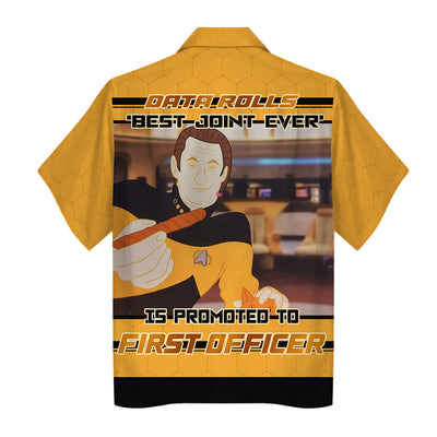 Star Trek Talented Data Cool - Hawaiian Shirt