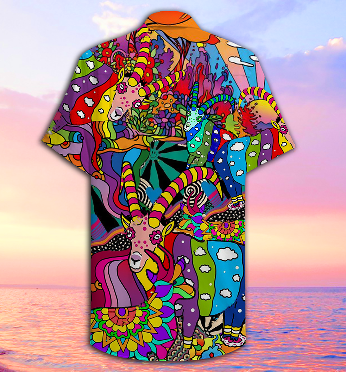 Hippie Deer Peace Love Life Color Amazing - Hawaiian Shirt - Owls Matrix LTD