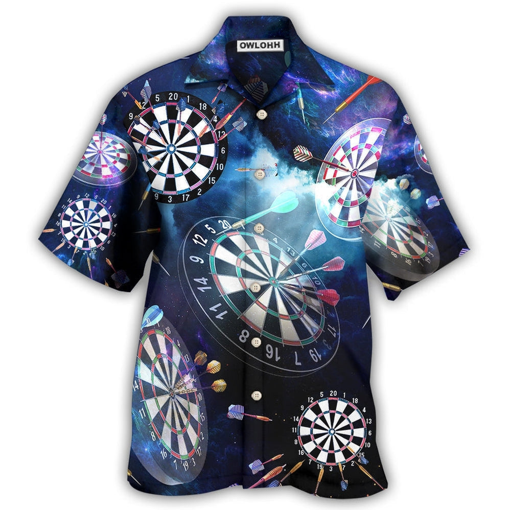 Hawaiian Shirt / Adults / S Darts Amazing Cool Into The Galaxy - Hawaiian Shirt - Owls Matrix LTD