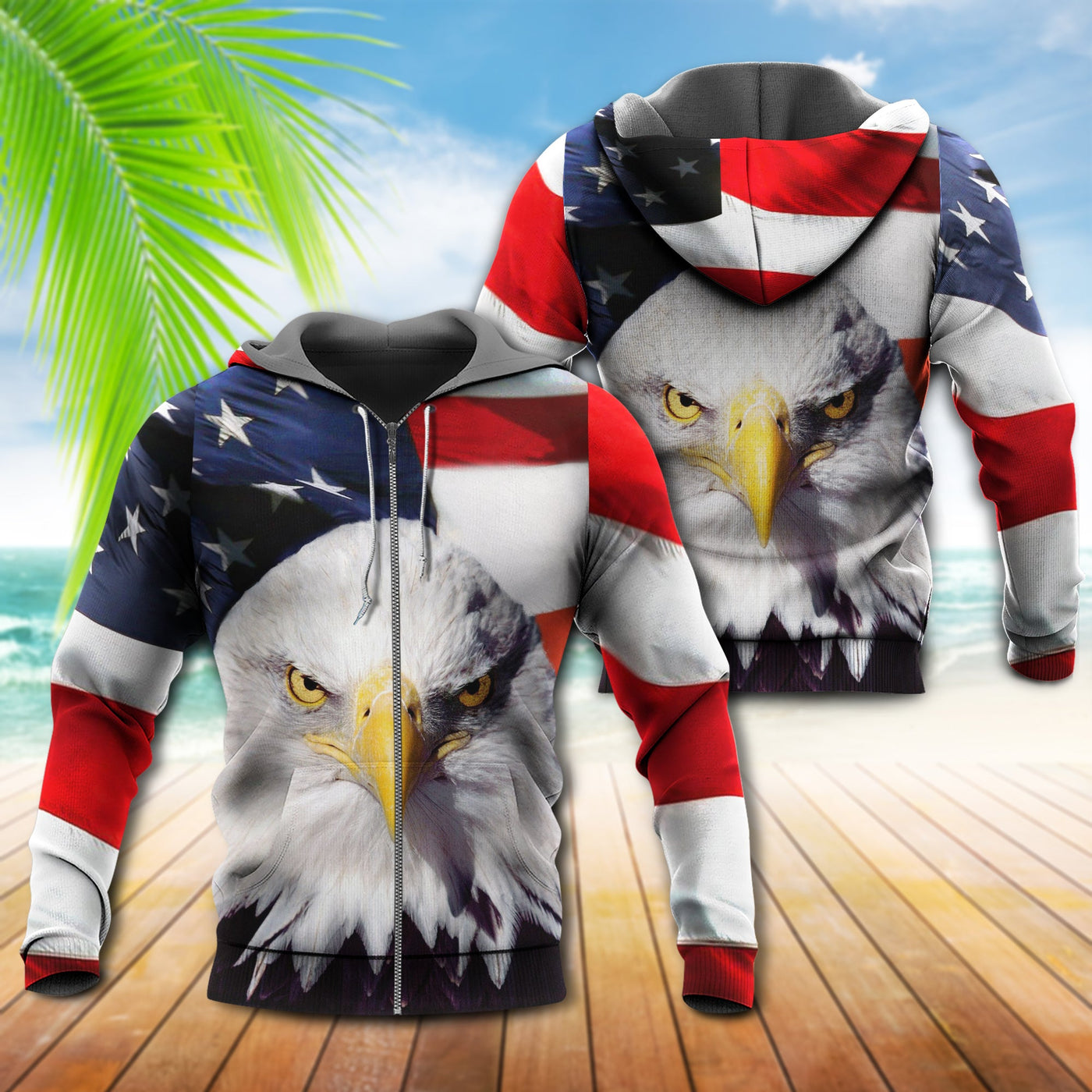 America Eagle So Cool - Hoodie - Owls Matrix LTD