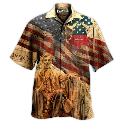 Hawaiian Shirt / Adults / S America Love Day Freedom - Hawaiian Shirt - Owls Matrix LTD