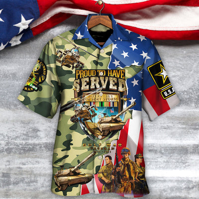 Veteran Colorful America Veteran War And Peace Proud To Have Veteran - Hawaiian Shirt - Owls Matrix LTD