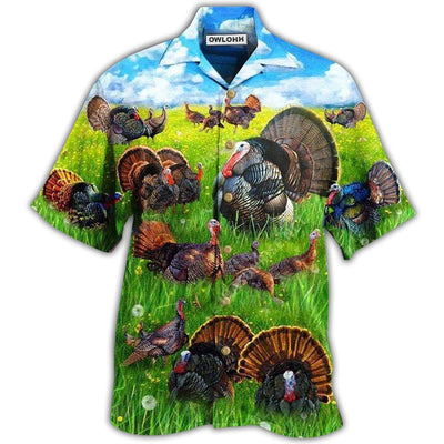 Hawaiian Shirt / Adults / S Turkey Animals Life Is Better With A Turkey - Hawaiian Shirt - Owls Matrix LTD