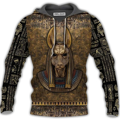 Unisex Hoodie / S Egypt Anubis Ancient Proud Of Civilization - Hoodie - Owls Matrix LTD