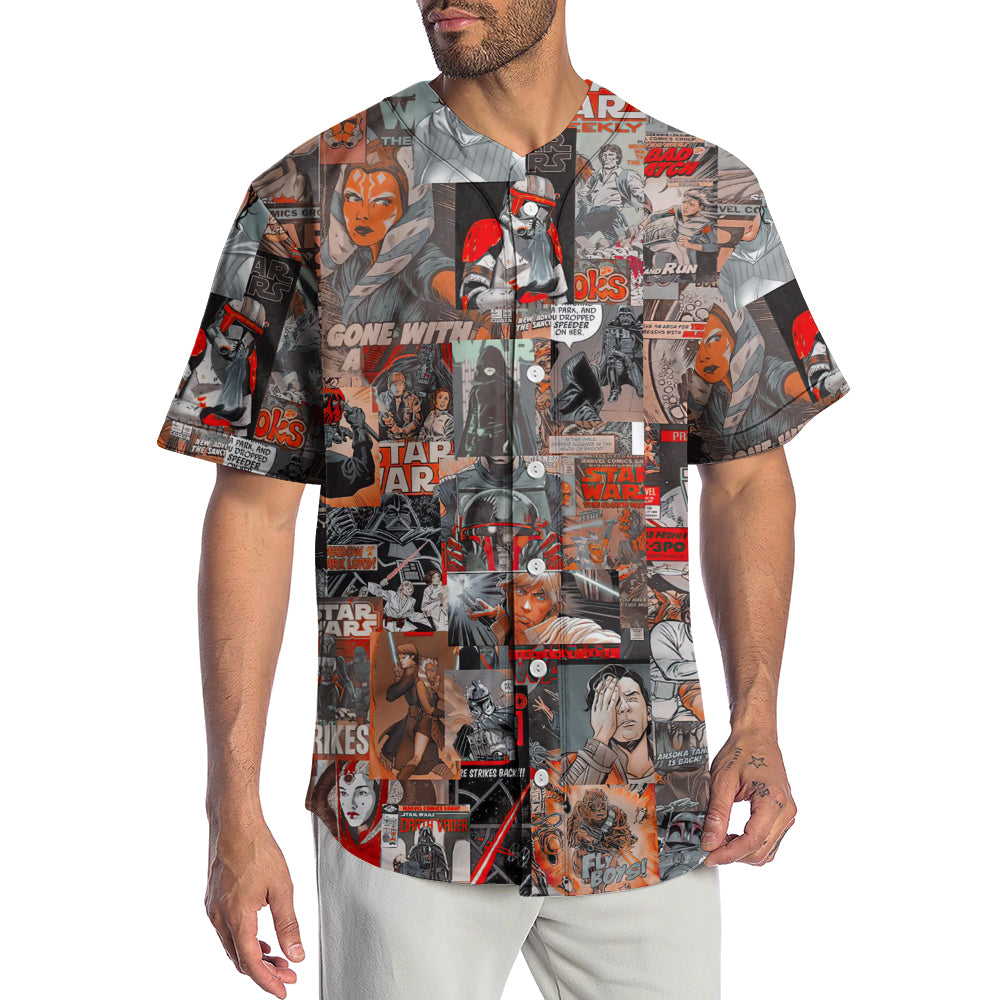 Star Wars Comic Vintage Style - Baseball Jersey