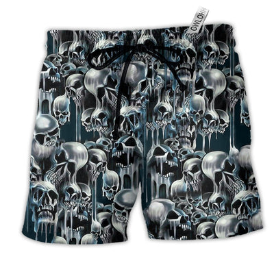 Skull It's Hot in Here - Beach Short - Owls Matrix LTD