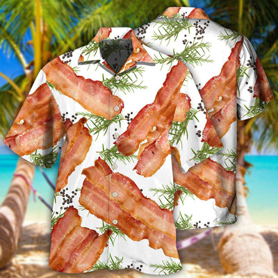 Food Bacon Funny Style - Hawaiian Shirt - Owls Matrix LTD