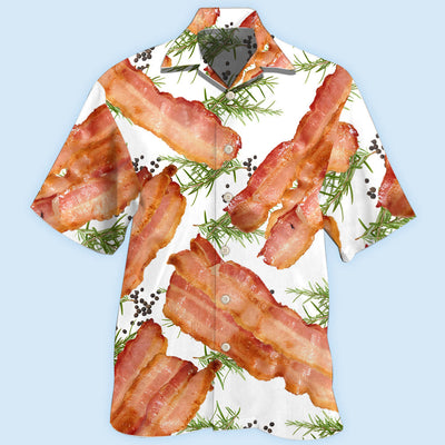 Food Bacon Funny Style - Hawaiian Shirt - Owls Matrix LTD