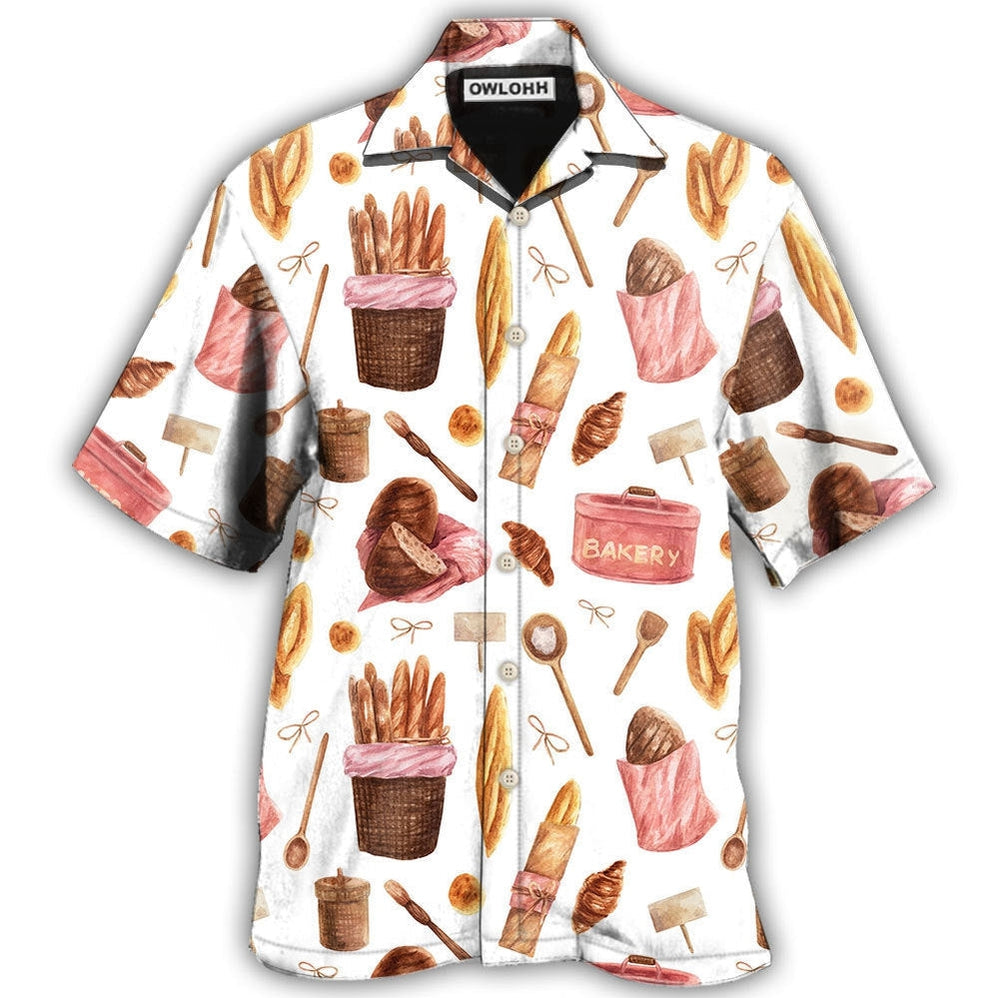 Hawaiian Shirt / Adults / S Baking Lovely Bread - Hawaiian Shirt - Owls Matrix LTD