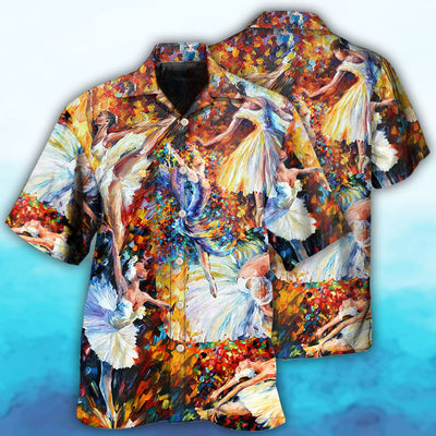 Ballet Beautiful Mix Color Art - Hawaiian Shirt - Owls Matrix LTD