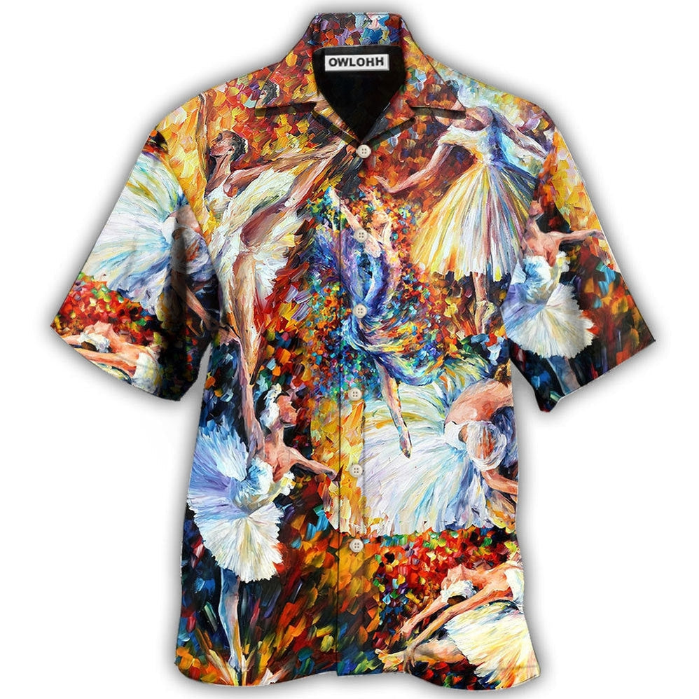 Hawaiian Shirt / Adults / S Ballet Beautiful Mix Color Art - Hawaiian Shirt - Owls Matrix LTD