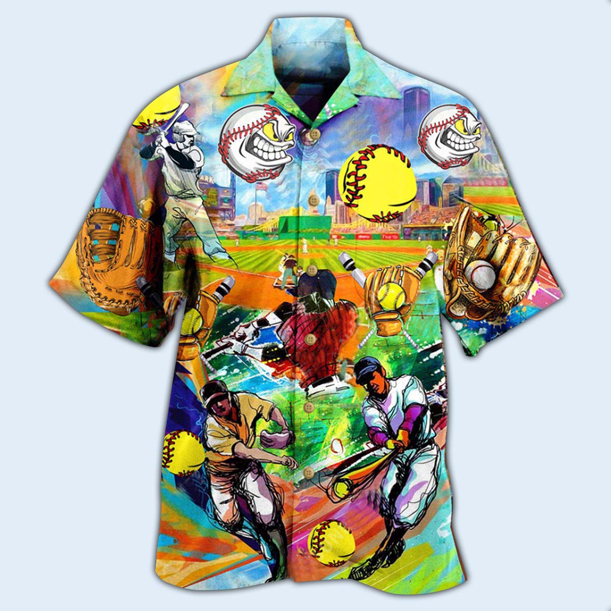 Baseball Our Youth Is Devoted To Something Called Passion - Hawaiian Shirt - Owls Matrix LTD
