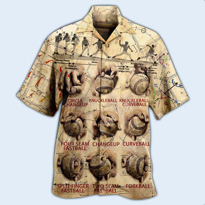 Baseball Pitching Grips Baseball Match - Hawaiian Shirt - Owls Matrix LTD