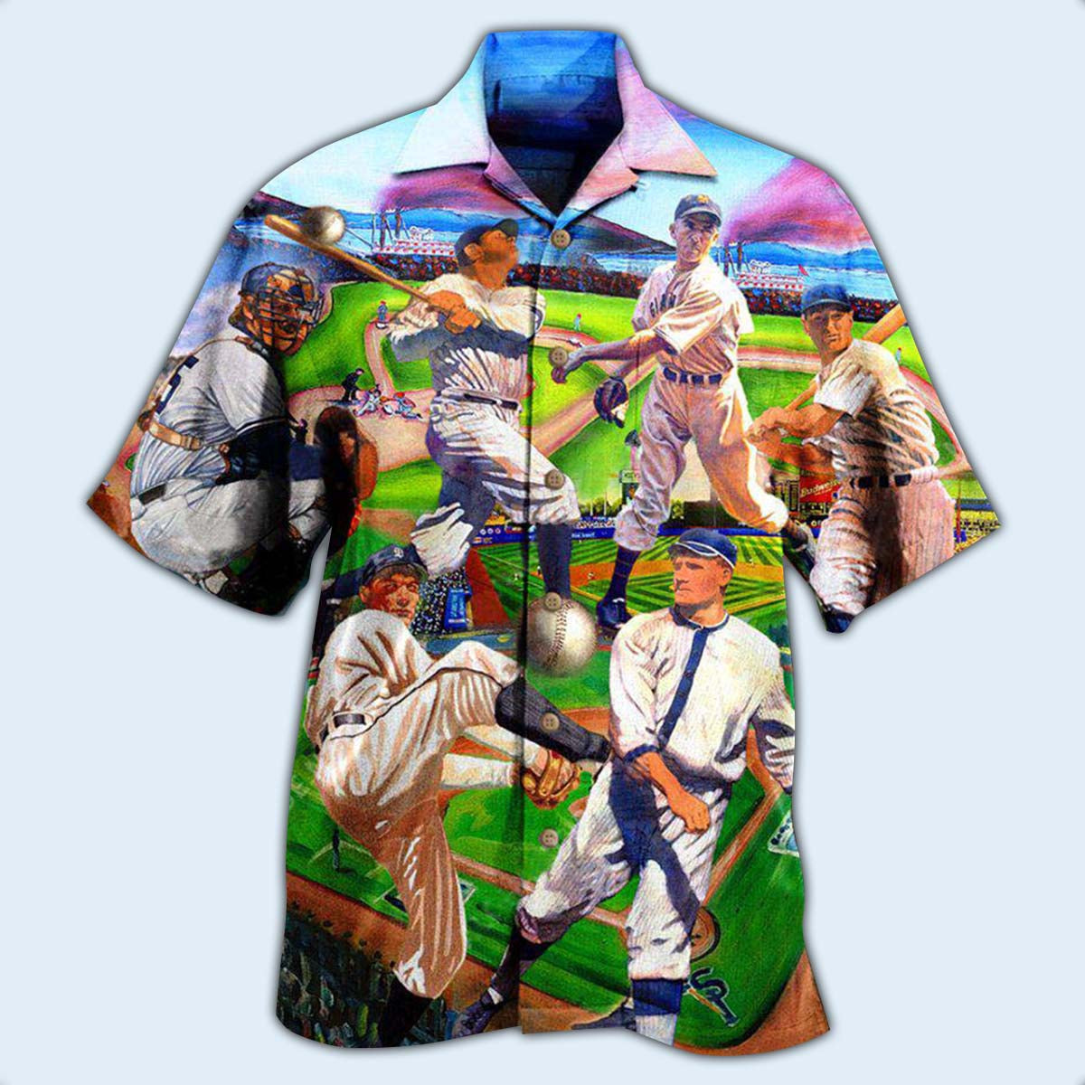 Baseball Vintage Players Your Passion - Hawaiian Shirt - Owls Matrix LTD