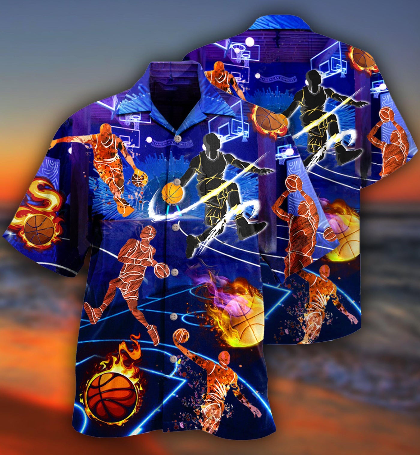 Basketball It's In My DNA - Hawaiian Shirt - Owls Matrix LTD