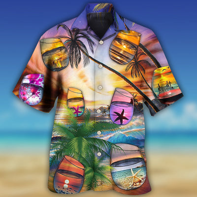 Beach Cocktail Style - Hawaiian Shirt - Owls Matrix LTD