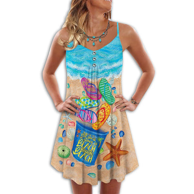 Beach Flip Flop Starfish - Summer Dress - Owls Matrix LTD