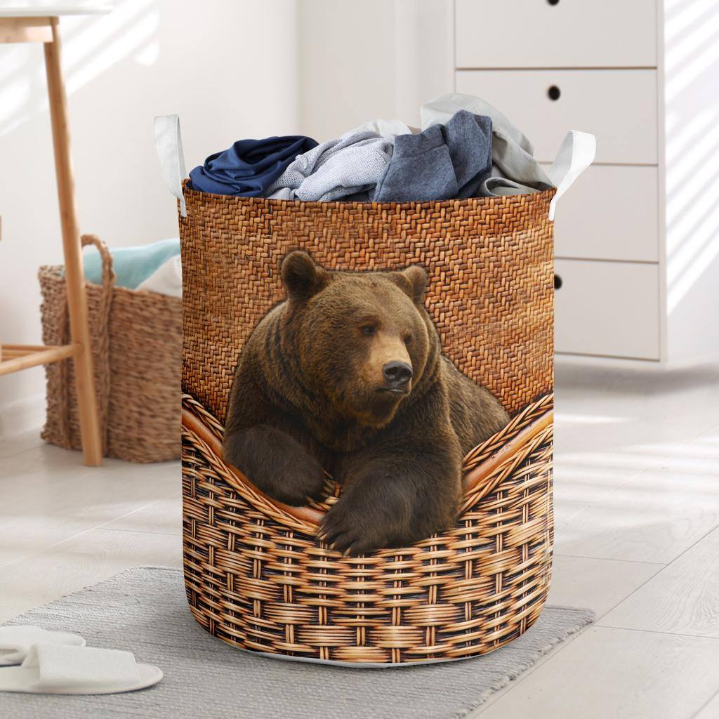 Bear Basic Style – Laundry Basket - Owls Matrix LTD