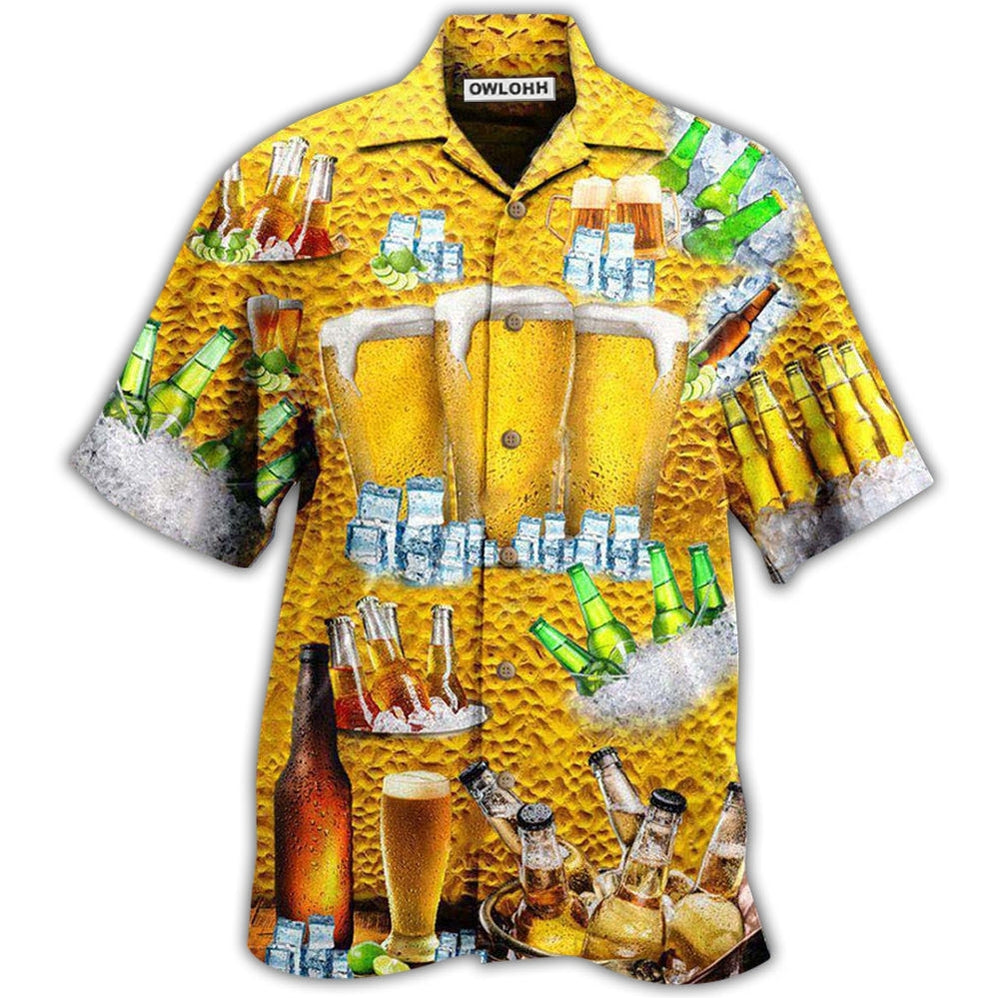 Hawaiian Shirt / Adults / S Beer Is Brewtiful - Hawaiian Shirt - Owls Matrix LTD