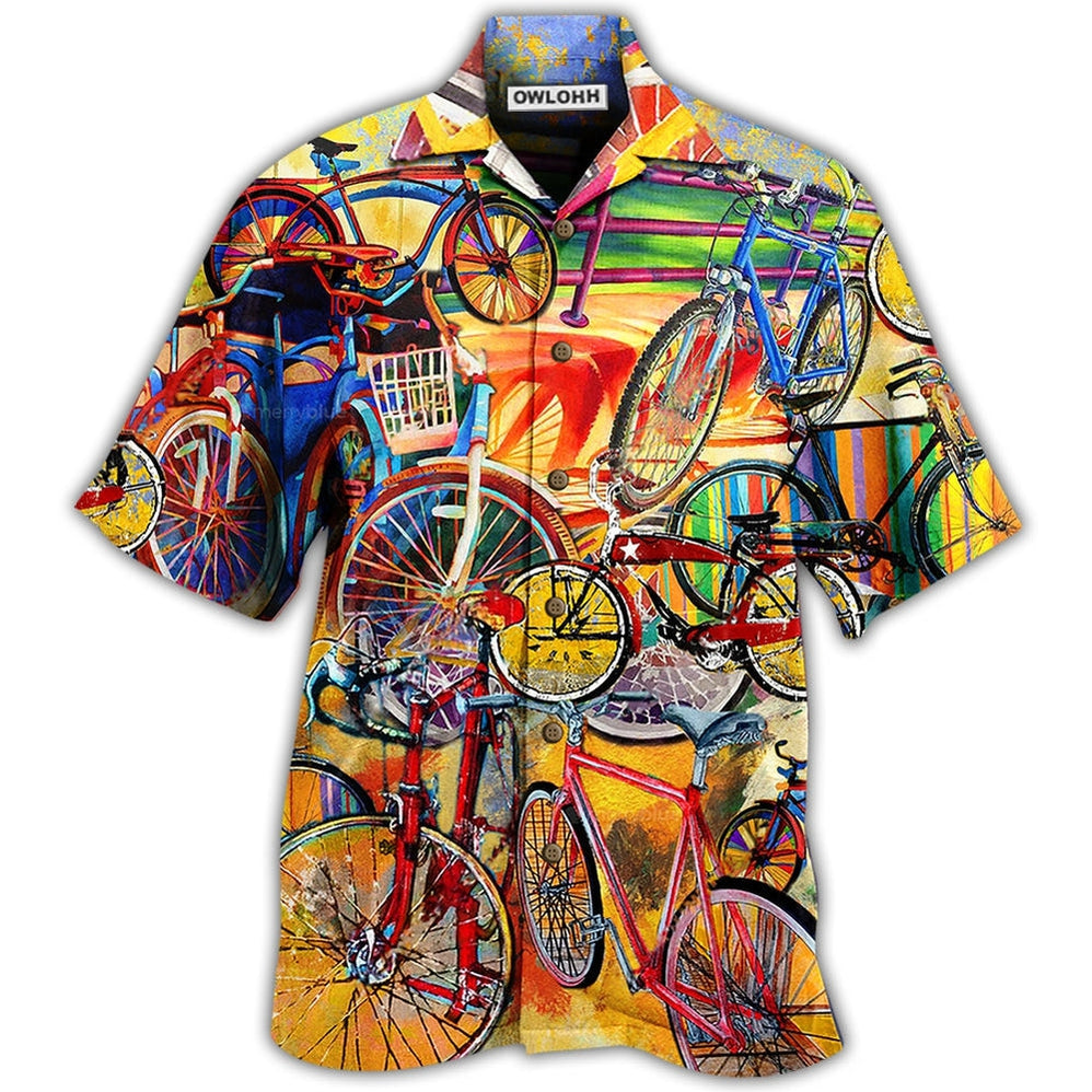 Hawaiian Shirt / Adults / S Bike All I Need Is A Bike - Hawaiian Shirt - Owls Matrix LTD