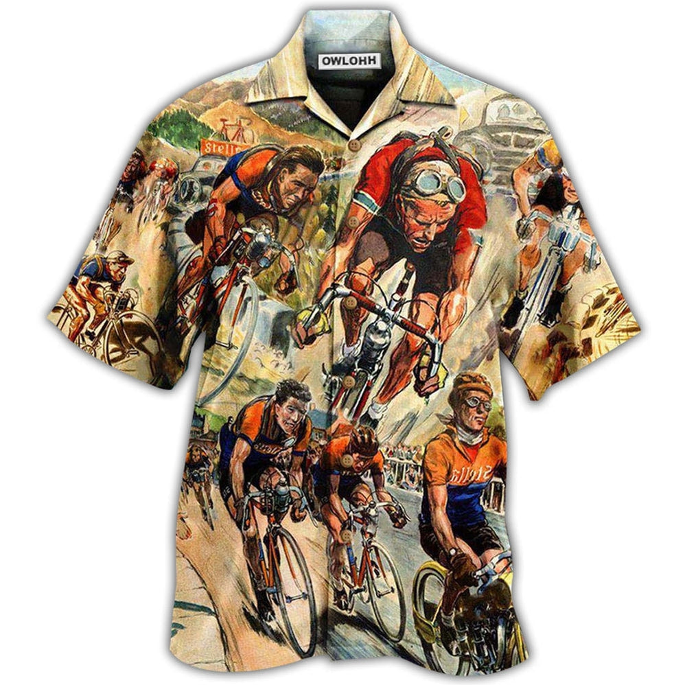 Hawaiian Shirt / Adults / S Bike Get Your Ride Bicycle Racing - Hawaiian Shirt - Owls Matrix LTD