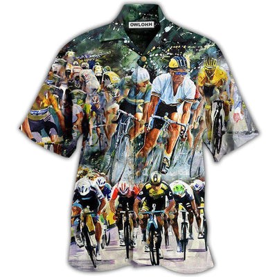 Hawaiian Shirt / Adults / S Bike Just Enjoy The Ride Road Bicycle Racing So Funny - Hawaiian Shirt - Owls Matrix LTD