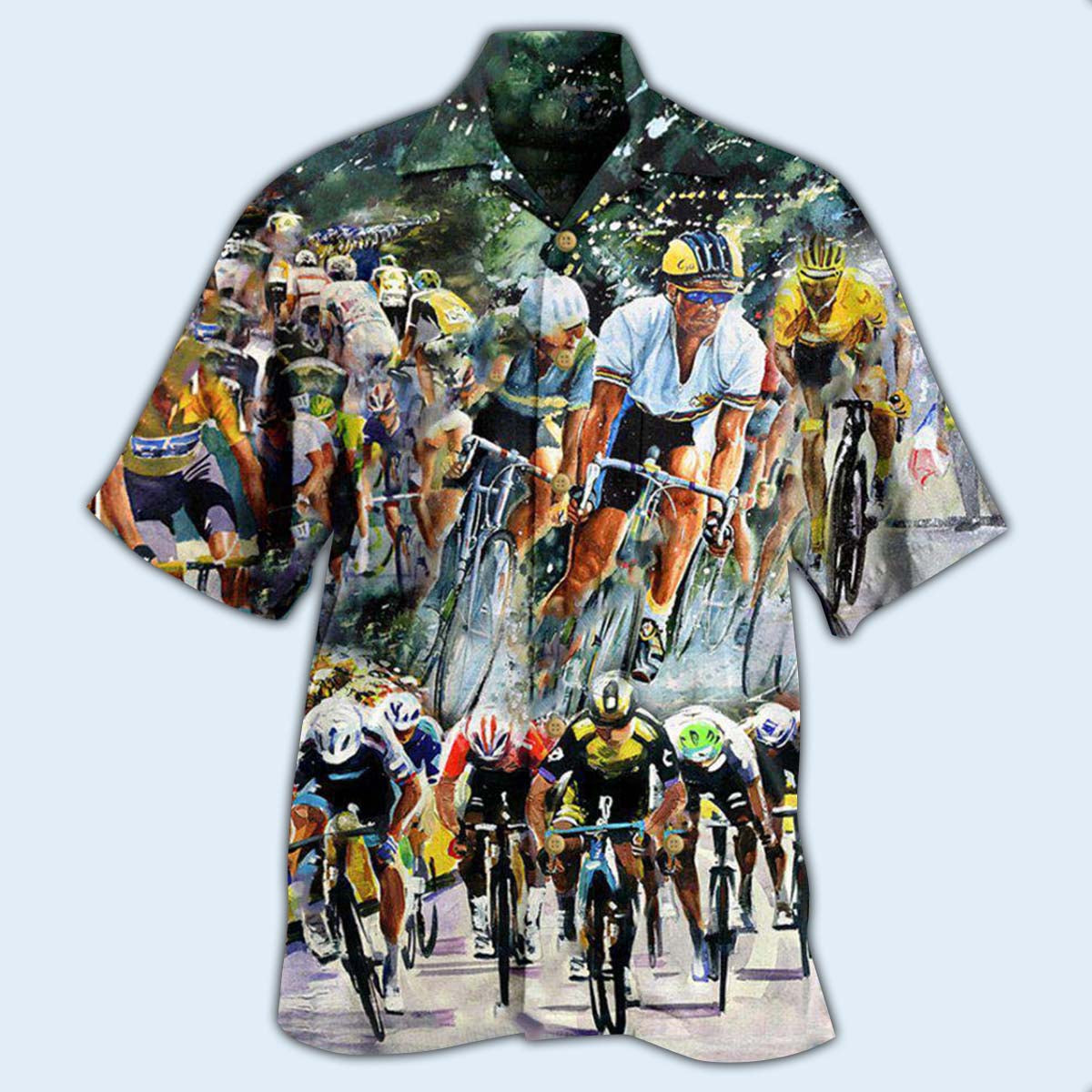 Bike Just Enjoy The Ride Road Bicycle Racing So Funny - Hawaiian Shirt - Owls Matrix LTD