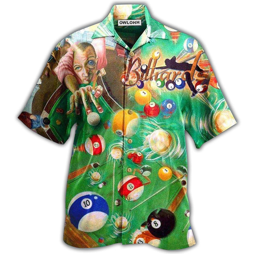 Hawaiian Shirt / Adults / S Billiard It Worked In My Head - Hawaiian Shirt - Owls Matrix LTD