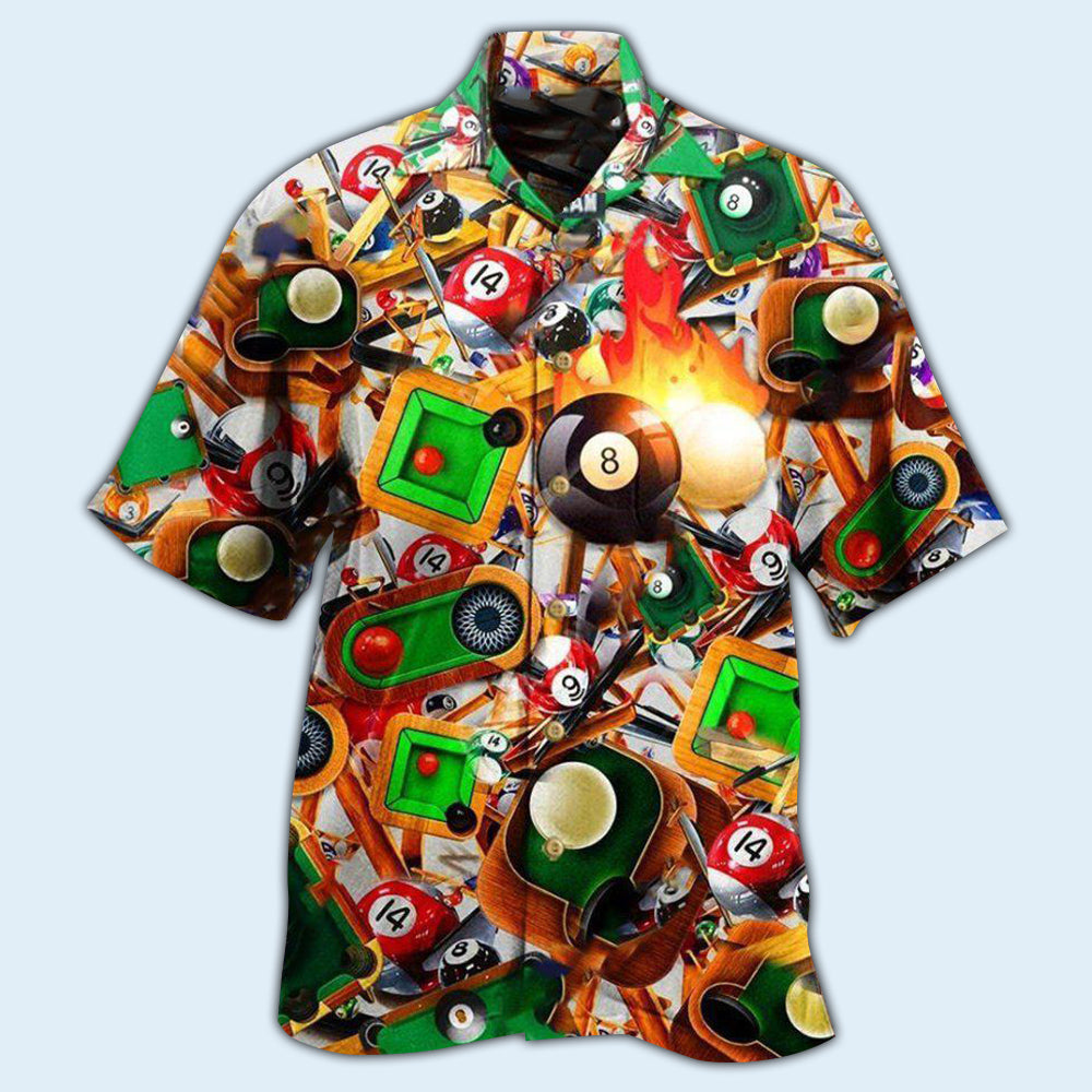 Billiard Make Your Own Luck - Hawaiian Shirt - Owls Matrix LTD