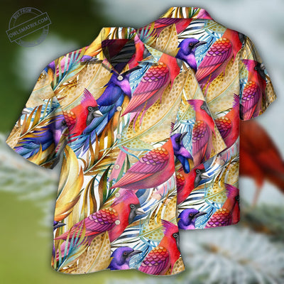 Cardinal Tropical Life Basic - Hawaiian Shirt - Owls Matrix LTD