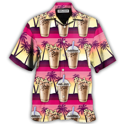 Hawaiian Shirt / Adults / S Boba Milk Tea Welcome To Summer - Hawaiian Shirt - Owls Matrix LTD