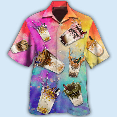 Tea Milktea Boba Milktea Style - Hawaiian Shirt - Owls Matrix LTD