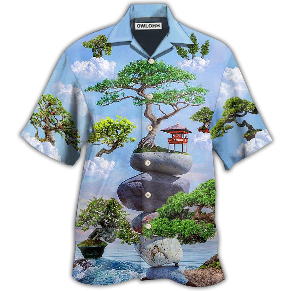 Hawaiian Shirt / Adults / S Bonsai Tree Style - Hawaiian Shirt - Owls Matrix LTD
