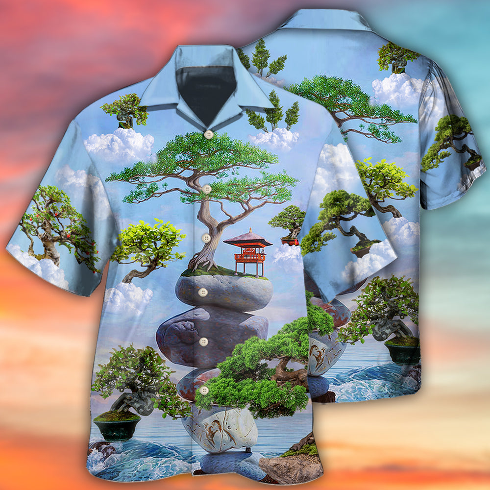 Bonsai Tree Style - Hawaiian Shirt - Owls Matrix LTD
