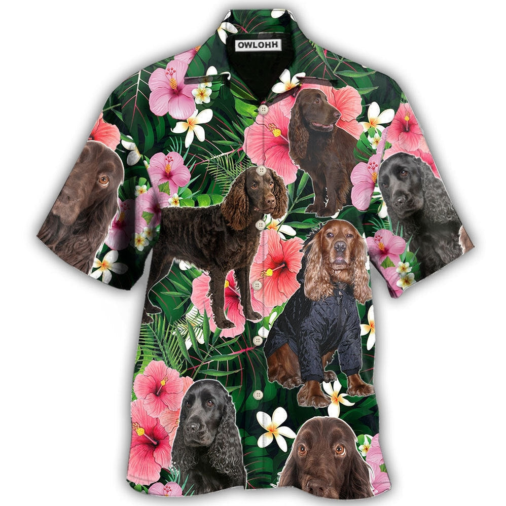 Hawaiian Shirt / Adults / S Boykin Spaniel Dog Tropical Lover - Hawaiian Shirt - Owls Matrix LTD