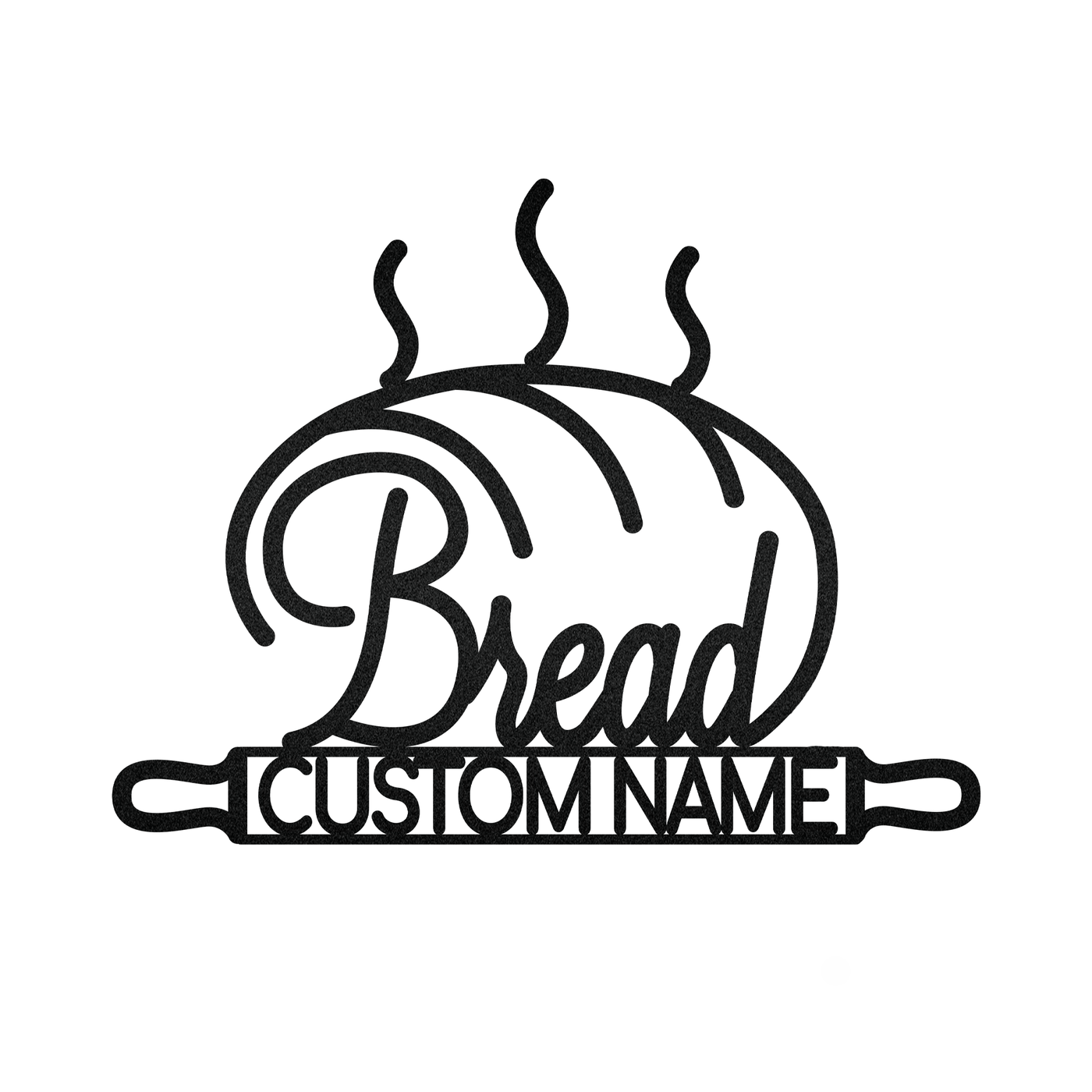 Bread Fresh Baked Personalized - Two Colours Led Lights Metal - Owls Matrix LTD