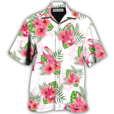 Hawaiian Shirt / Adults / S Breast Cancer Hope Life - Hawaiian Shirt - Owls Matrix LTD