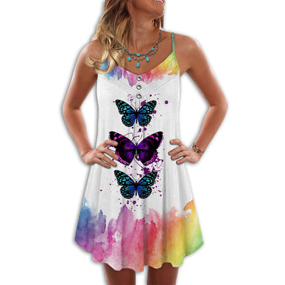 Butterfly So Fresh We love It - Summer Dress - Owls Matrix LTD