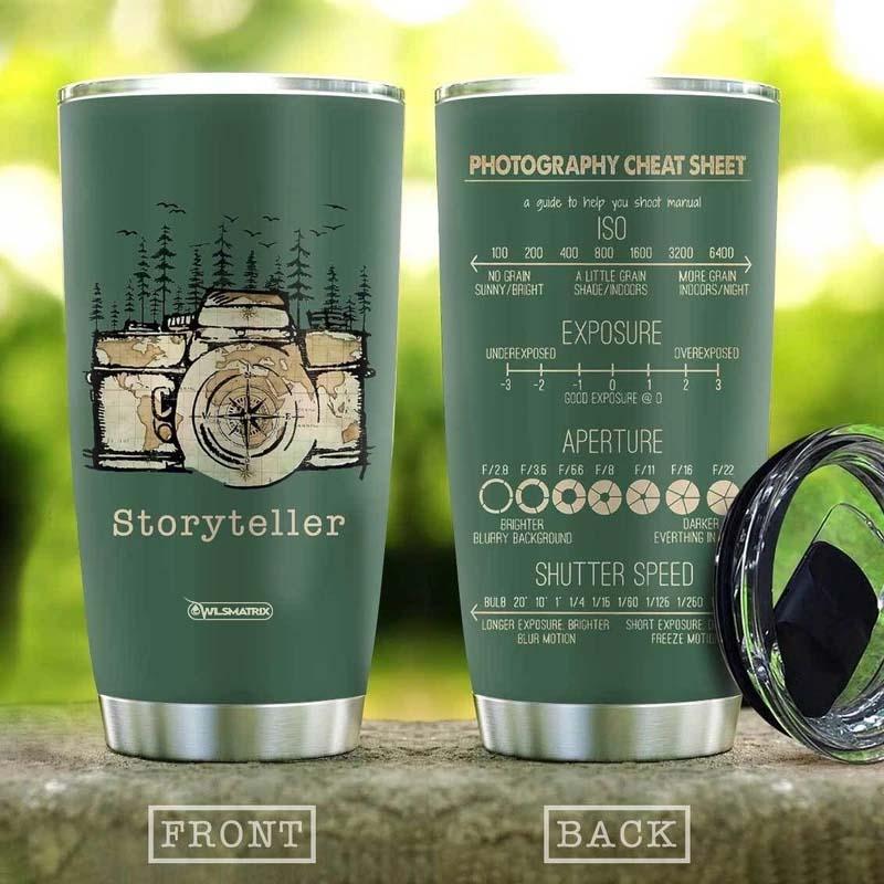 Camera Tells Your Story And Save Your Memory - Tumbler - Owls Matrix LTD