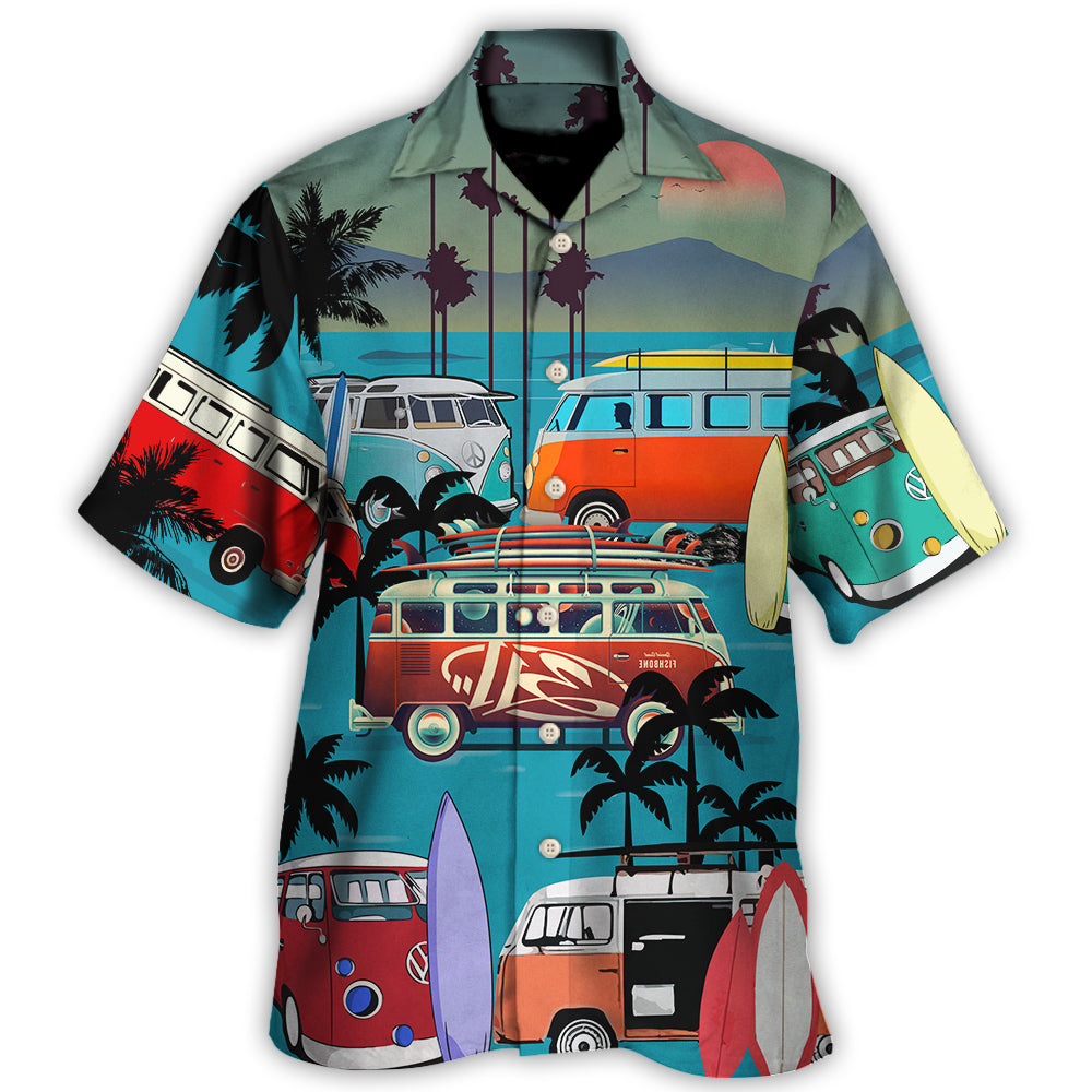 Camping Enjoy Your Van Life - Hawaiian Shirt - Owls Matrix LTD