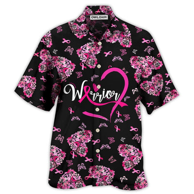 Hawaiian Shirt / Adults / S Breast Cancer Warrior Style - Hawaiian Shirt - Owls Matrix LTD