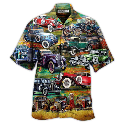 Hawaiian Shirt / Adults / S Car Home Is Where You Park - Hawaiian Shirt - Owls Matrix LTD