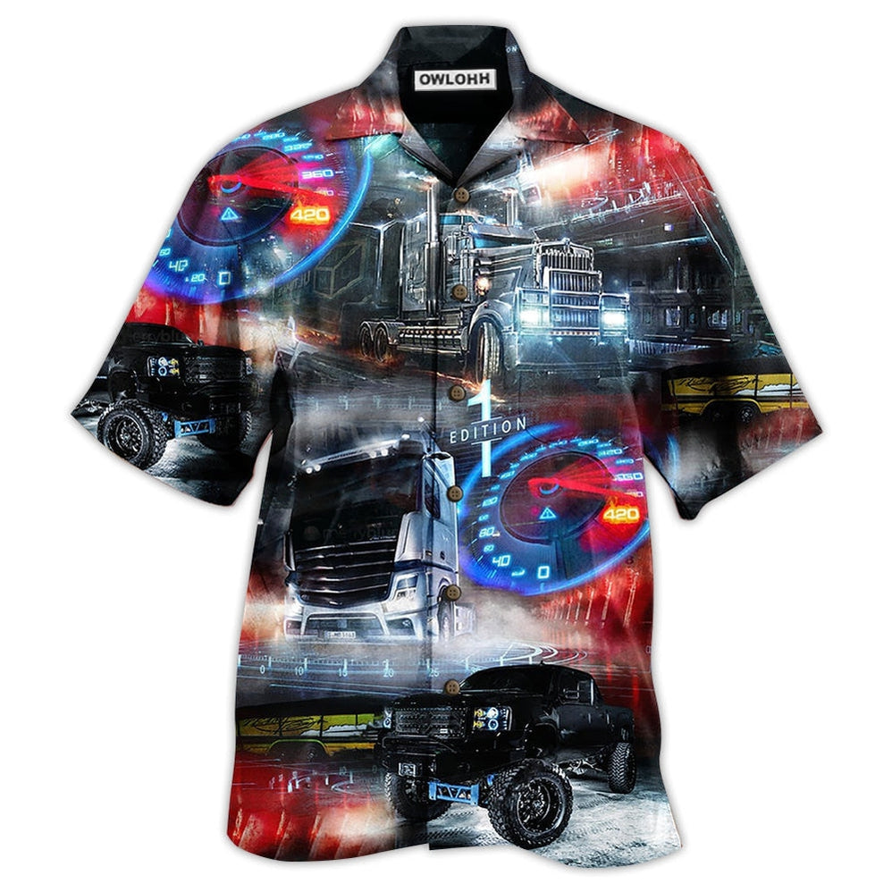 Hawaiian Shirt / Adults / S Car Love Life Night Style - Hawaiian Shirt - Owls Matrix LTD